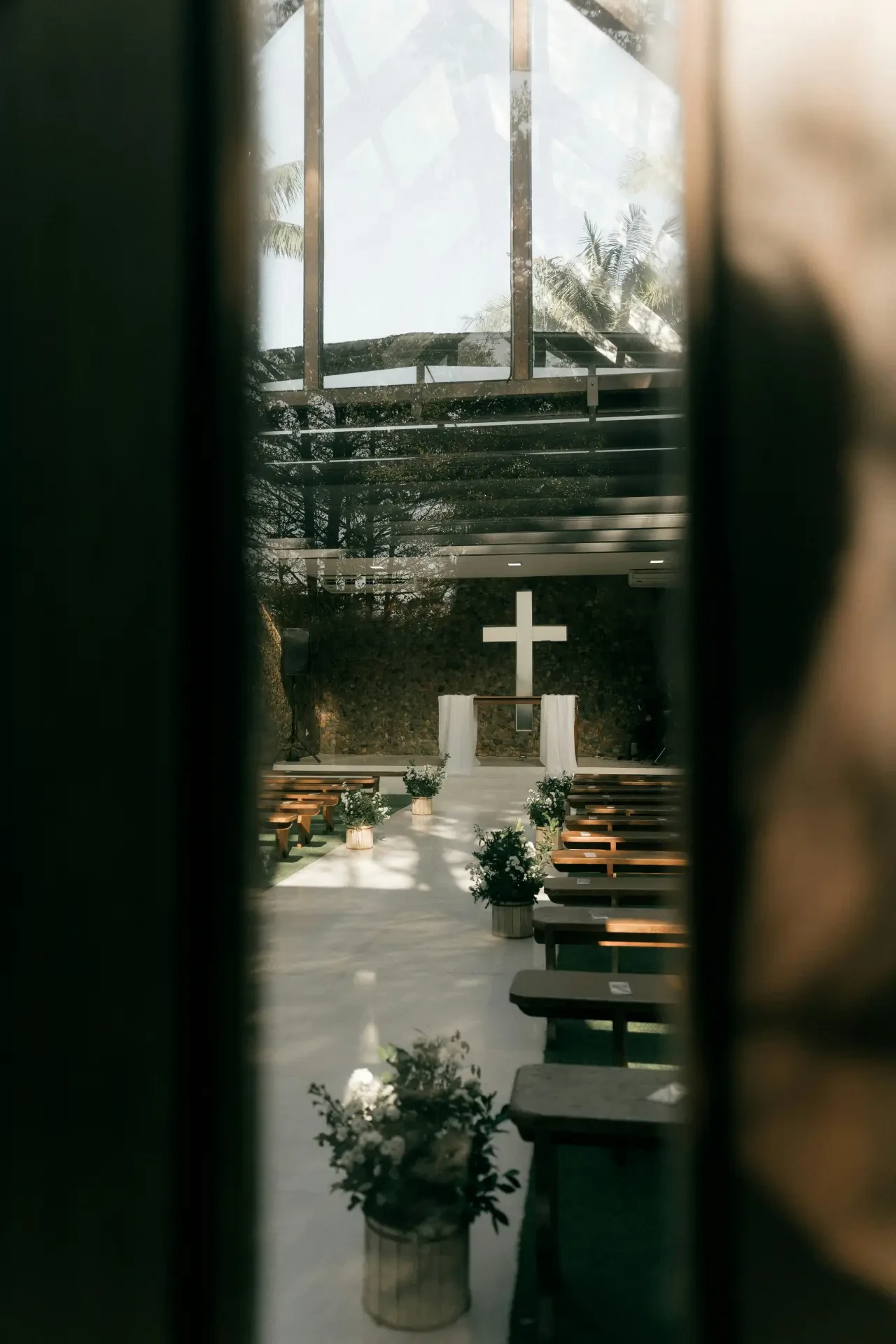 Wedding ceremony at church